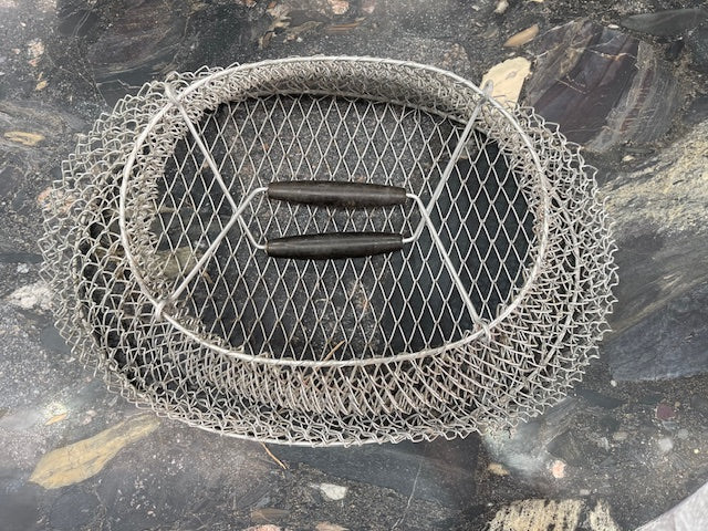 Vintage European Collapsible Egg Basket  #6989