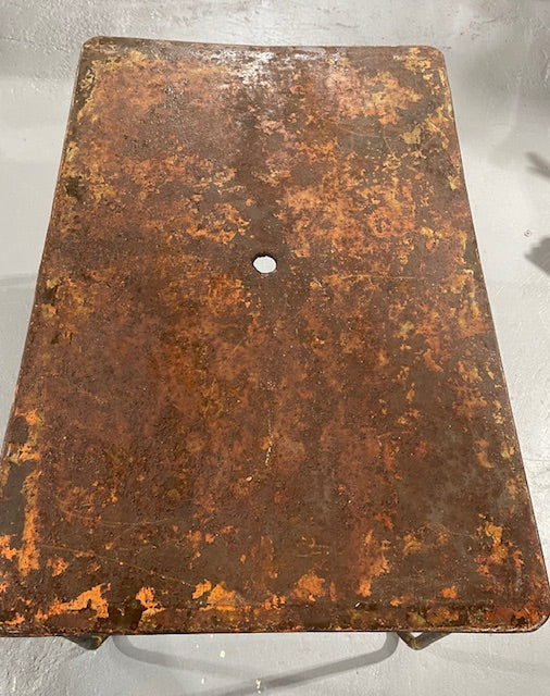 Rustic Metal  Garden Table   #5878