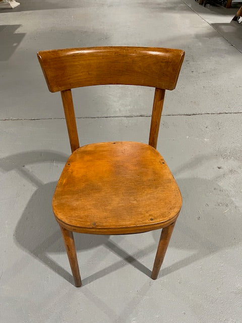 Vintage Blond Thonet  Bentwood   Style Chair #5887