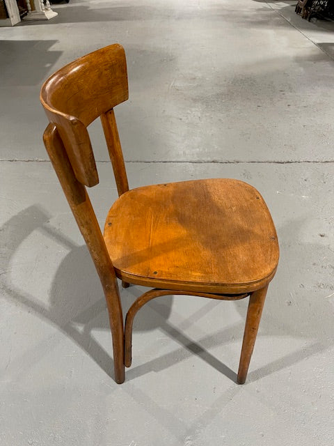 Vintage Blond Thonet  Bentwood   Style Chair #5887