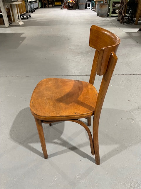 Vintage Blond Thonet  Bentwood   Style Chair #5887