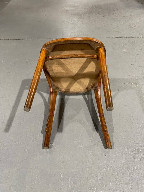 Vintage Blond Thonet  Bentwood   Style Chair #5887