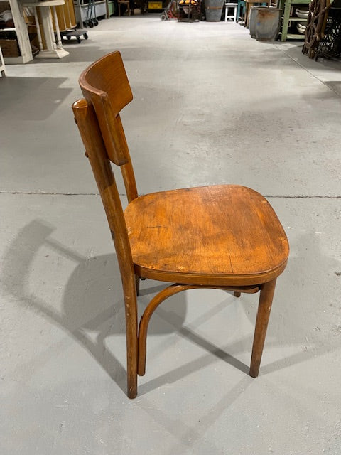 Vintage Blond Thonet  Bentwood   Style Chair #5888