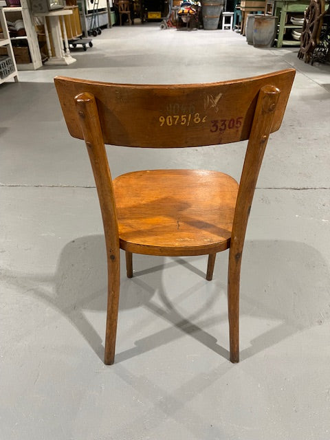 Vintage Blond Thonet  Bentwood   Style Chair #5888