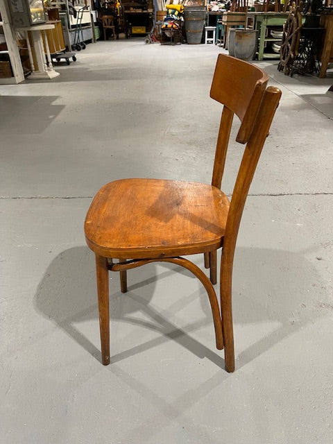 Vintage Blond Thonet  Bentwood   Style Chair #5888
