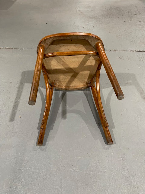 Vintage Blond Thonet  Bentwood   Style Chair #5888