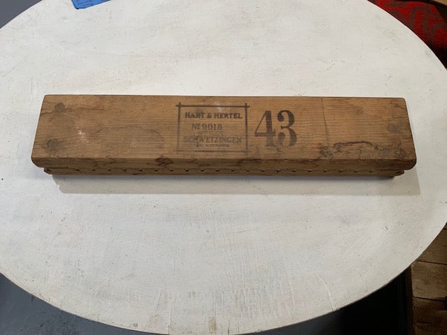 Vintage  European Wooden Cigar Mould #5720