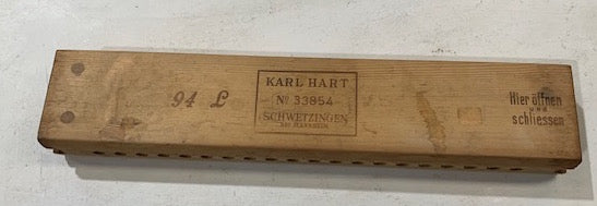 Vintage  European Wooden Cigar Mould #5722