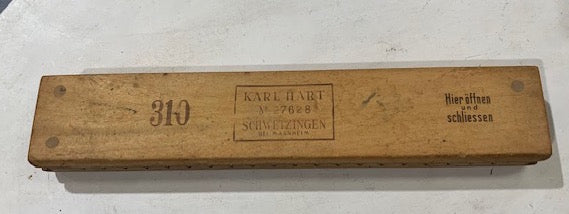 Vintage  European Wooden Cigar Mould #5723