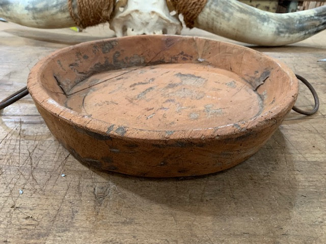 Vintage  Wooden  Bowl  #5736