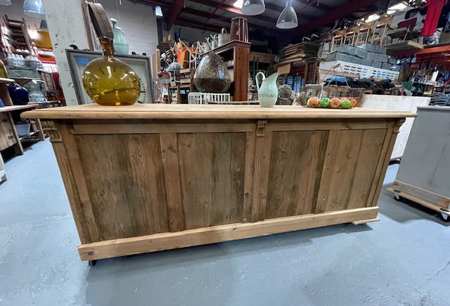 European  Wooden Kitchen Island  / Shop Counter # 5897