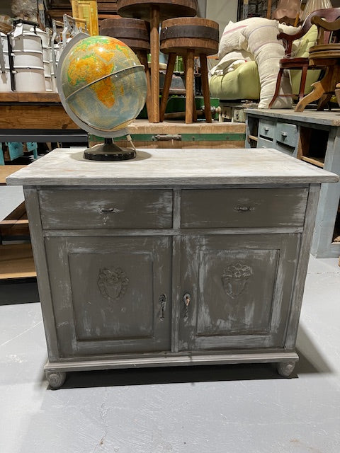 Vintage European Kitchen Cabinet  #5902