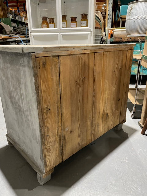 Vintage European Kitchen Cabinet  #5902