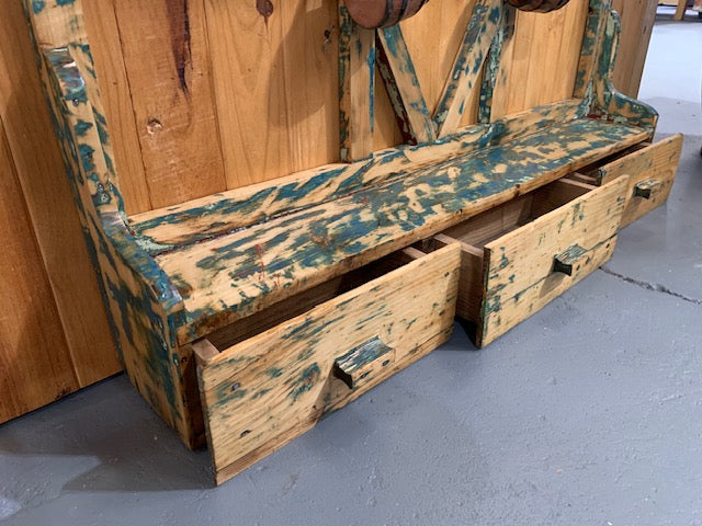 Vintage  Wooden  Wall Cup Rack  #5746  Byron