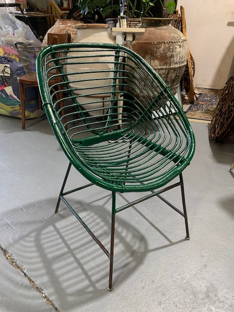 Vintage Wicker Chair  #5749