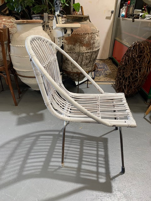 Vintage Wicker Chair  #5750