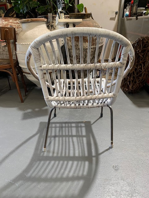 Vintage Wicker Chair  #5750