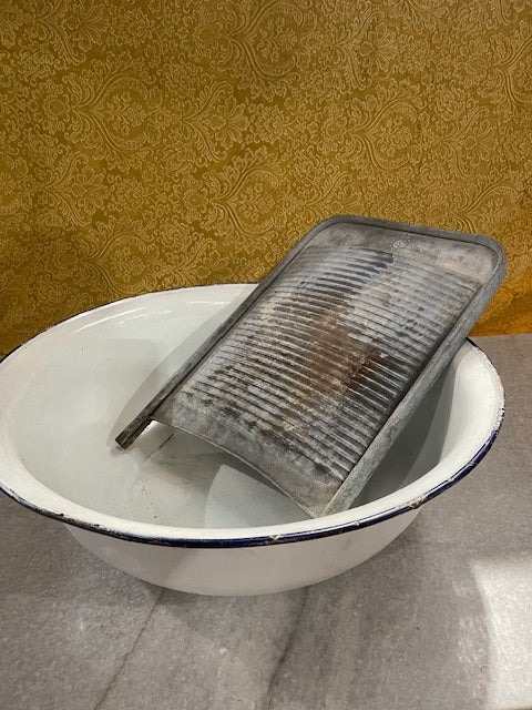 Vintage Metal Wash Board  #5915
