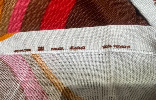 1970s  Curtain/ Fabric  #F793  *Read Info*