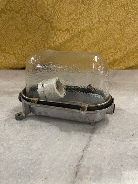 Vintage Czech Bunker Wall  Light  #5866