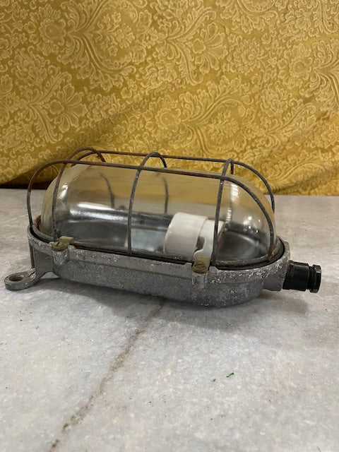 Vintage Czech Bunker Wall  Light  #5922