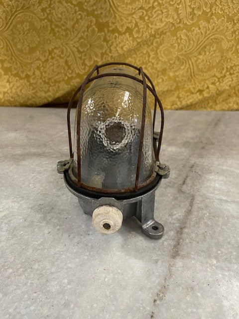 Vintage Czech Bunker Wall  Light  #5923