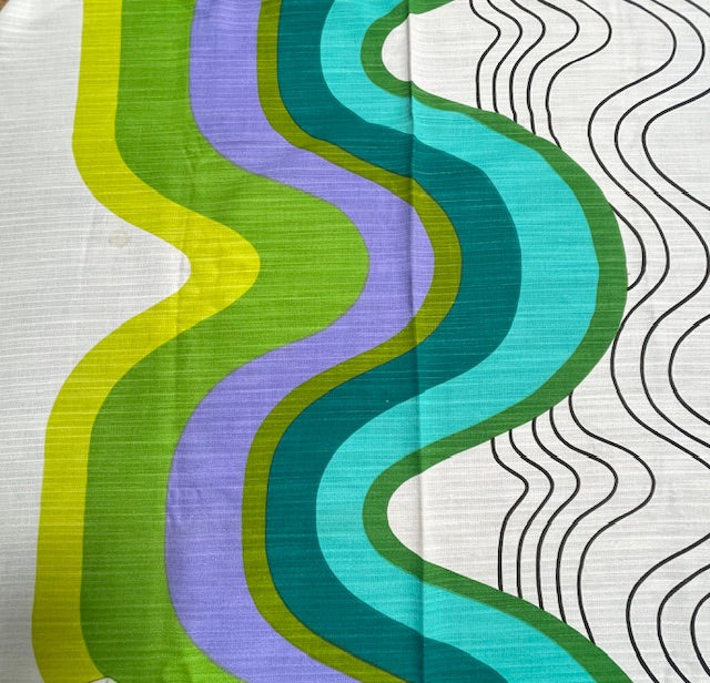1970s  Curtain/ Fabric  #F799  *Read Info*