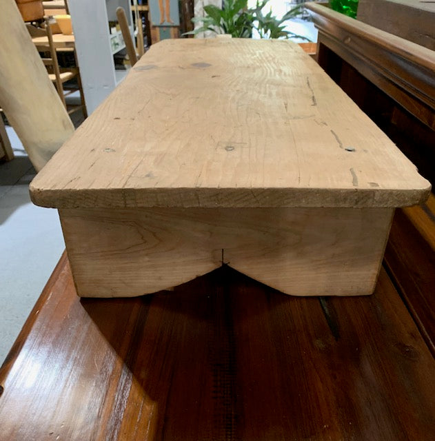 Vintage Wooden Breadboard Serving Table #5762
