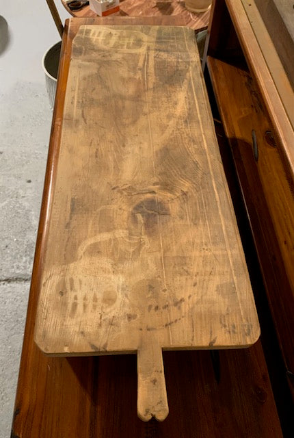 Vintage Wooden Breadboard Serving Table #5763