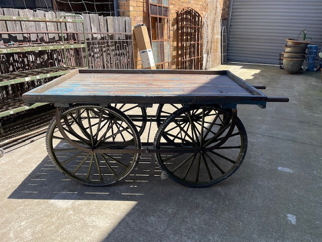 Vintage Street Vendor Market  Cart  #7046