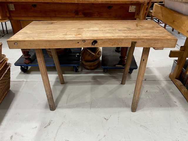 Vintage European Wooden Console Table  #7001