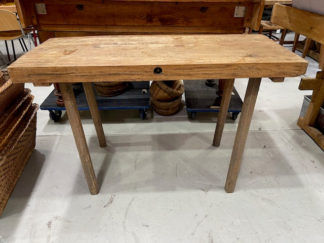 Vintage European Wooden Console Table  #7001