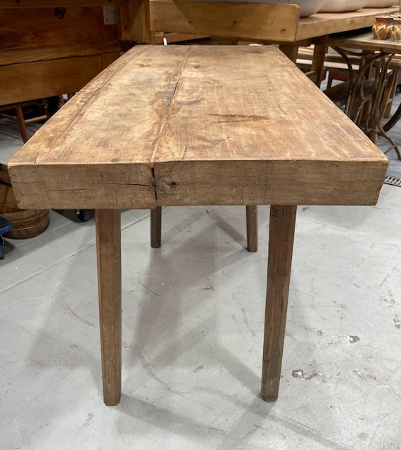 Vintage European Wooden Console Table  #7001