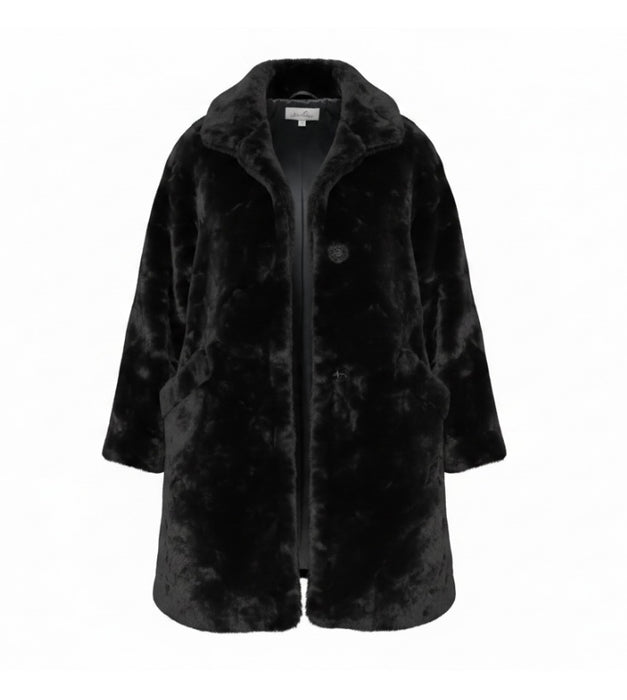 Faux Fur Mid Lenght Coat #VS35