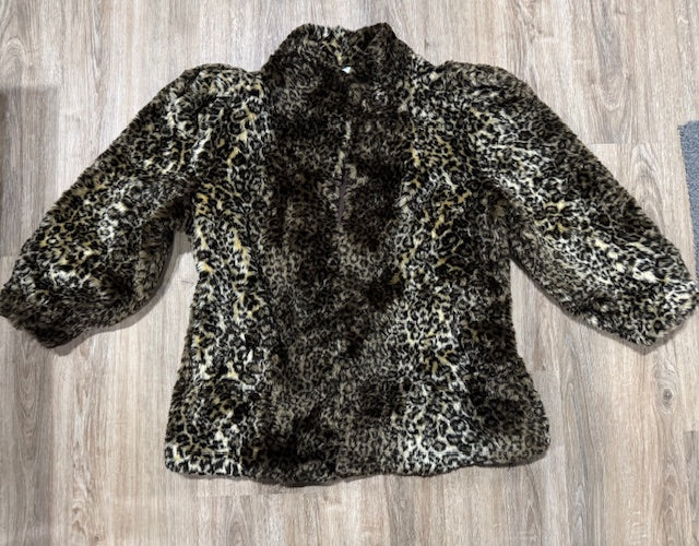 Faux Fur "Bum"  Lenght Coat #VS36