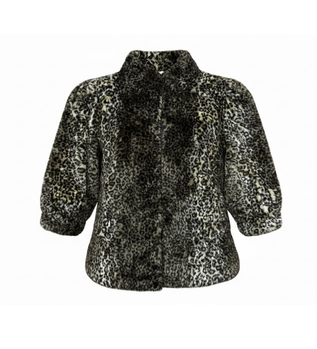 Faux Fur "Bum"  Lenght Coat #VS36