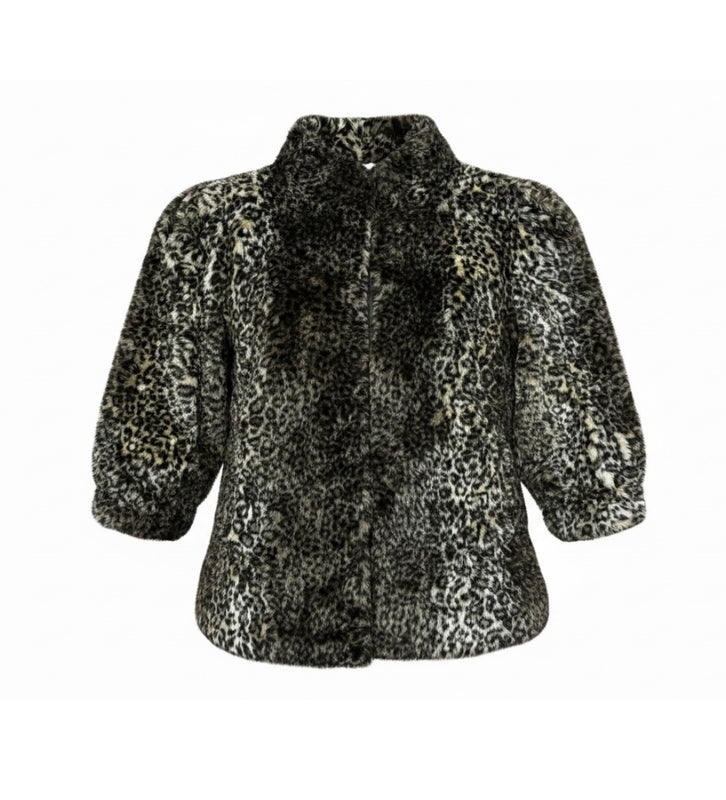 Faux Fur "Bum"  Lenght Coat #VS36