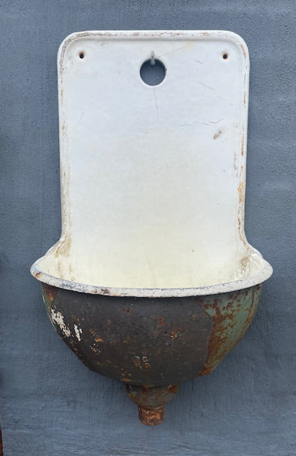 Vintage Cast Iron  Wall Water Fountain  #7018