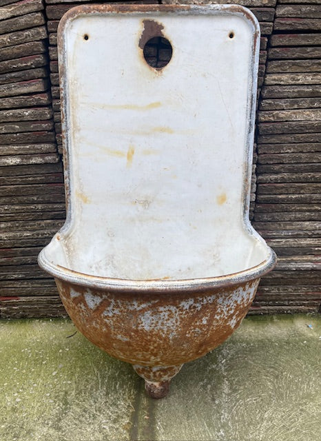 Vintage Cast Iron  Wall Water Fountain  #7019
