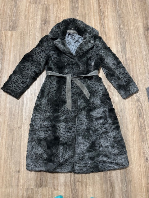 Faux Fur Long  Lenght Coat #VS37
