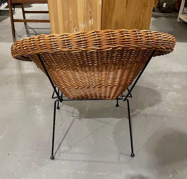 Vintage  Cane / Wicker  Basket Chairs #6048 Byron
