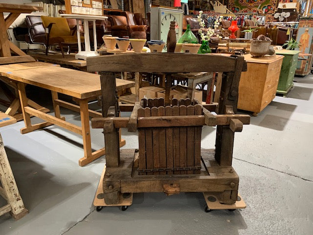 Vintage Wooden  Grape Press #5780