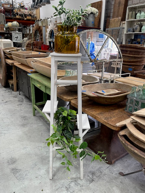 Vintage European Wooden Plant Stand #7032