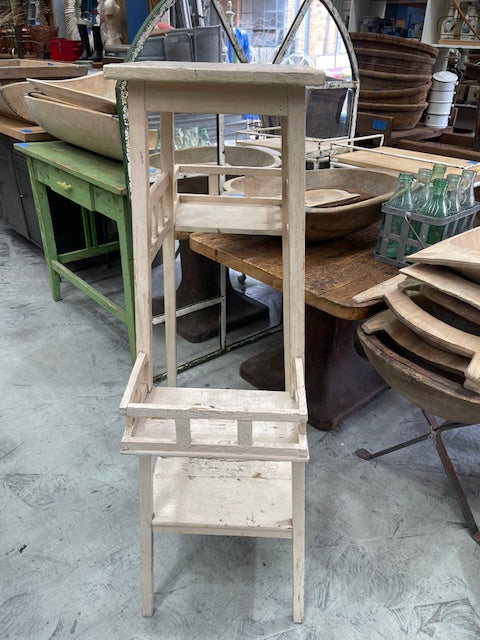 Vintage European Wooden Plant Stand #7033