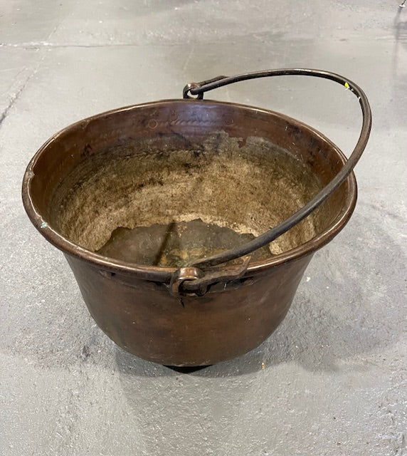 Vintage Copper Cauldron  #6054