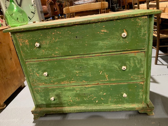 Vintage European Wooden Tallboy  #5789