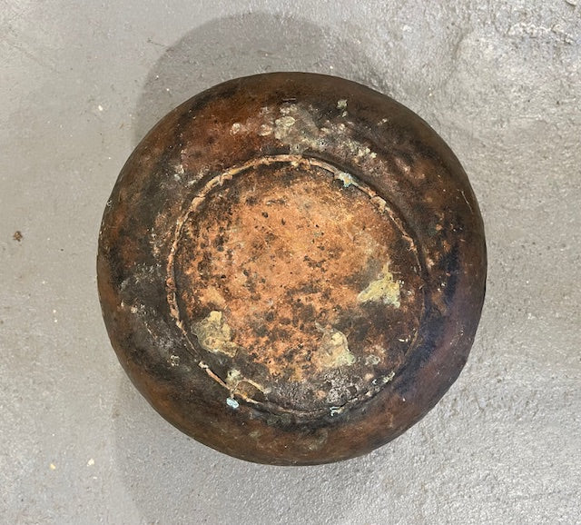 Vintage Copper Cauldron  #6054