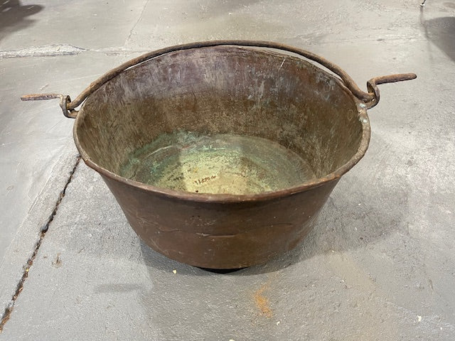 Vintage Copper Cauldron  #6055