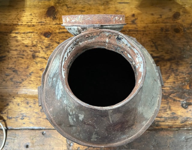 Vintage Metal Milk Can  #6060