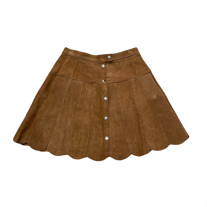 Vintage Suede   Skirt  #W253